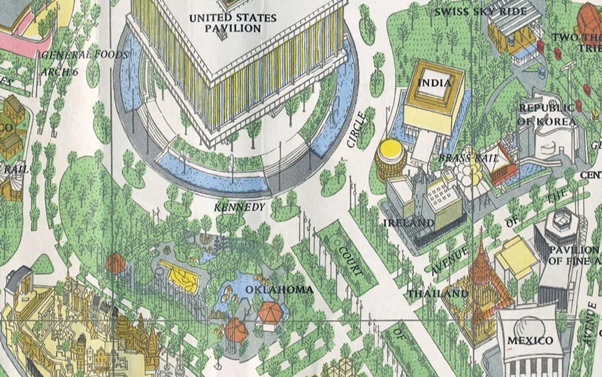 1964 World's Fair Map